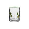 Tazza da Succo in Vetro Facile da Pulire con Finiture Lisce Design Frutta Lavabile in Lavastoviglie per Stili di Vita Frenetici Materiali Robusti