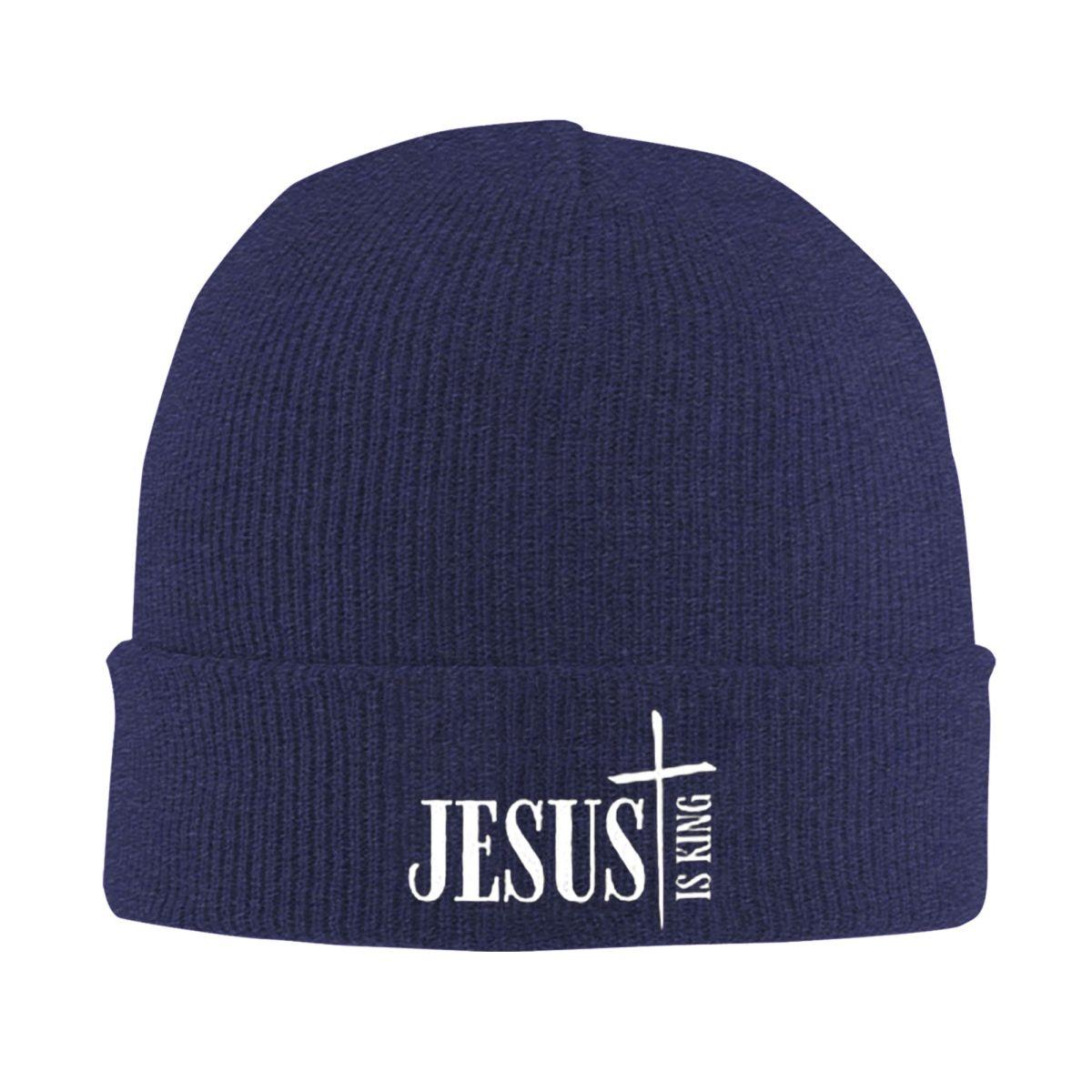 

Jesus Christ Yeshua Warm Knitted Cap Hip Hop Bonnet Hat Autumn Winter Outdoor Beanies Hats for Men Women Adult One Size