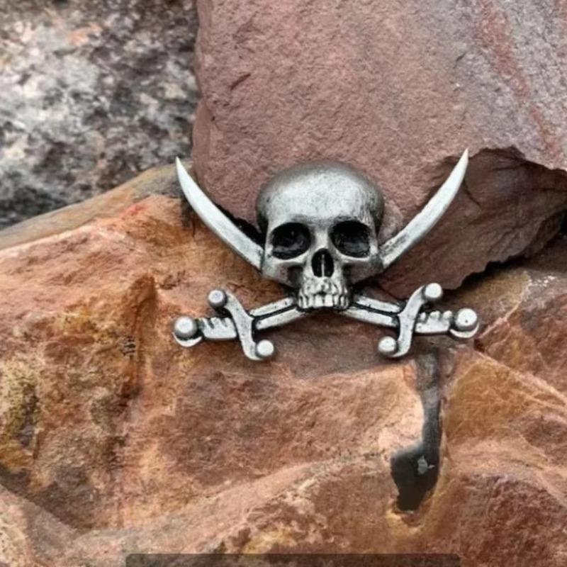 Pin Craniu Halloween Punk Insignă Schelet Broșă Gotică pentru Accesorii Bijuterii Cadouri Vânzare en-gros