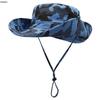 Unisex Outdoor Wide Brim Camouflage Sun Hat