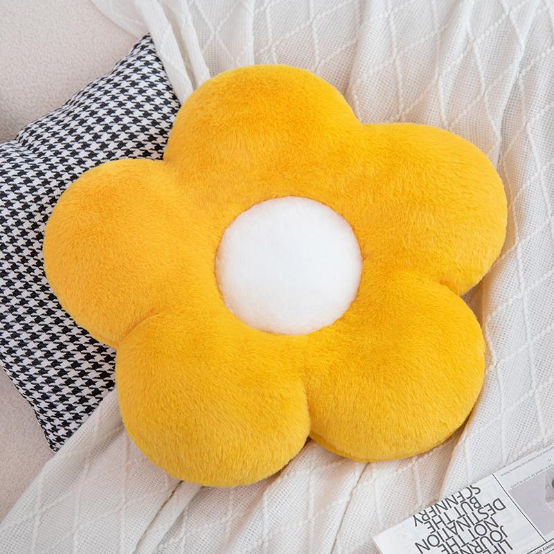 Adorable Sunflower Pillow Cushion: Sofa, Car Backrest, Bay Window, Nap Pillow, Floor Mat