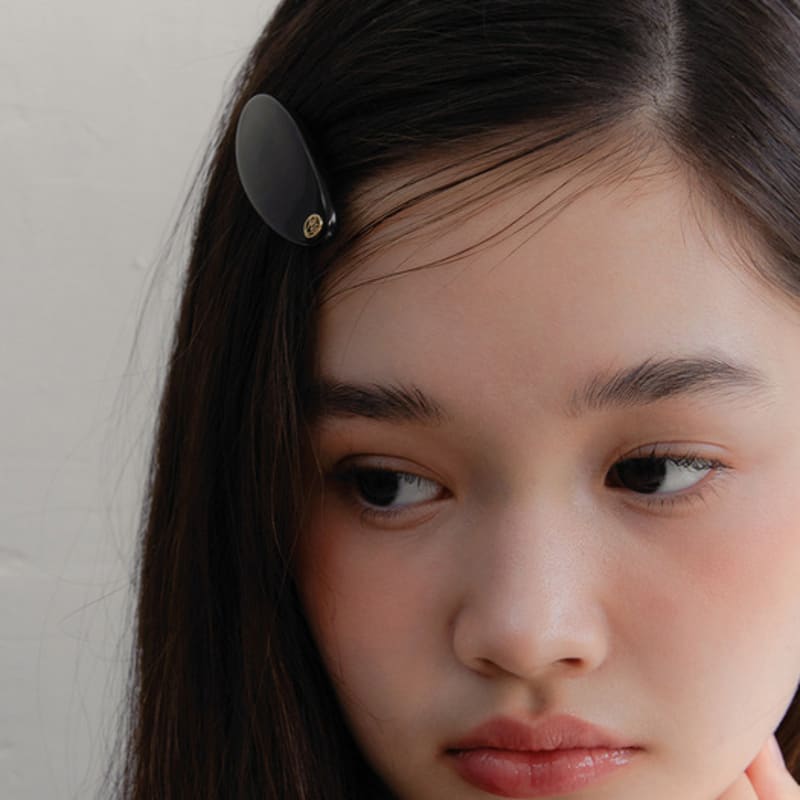 OVLA romantische klassische ovale Mini-Haarspange HP045