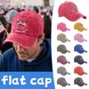 Men's and Women's Distressed Washed Casual Baseball Caps, Flag Letter Print Hats