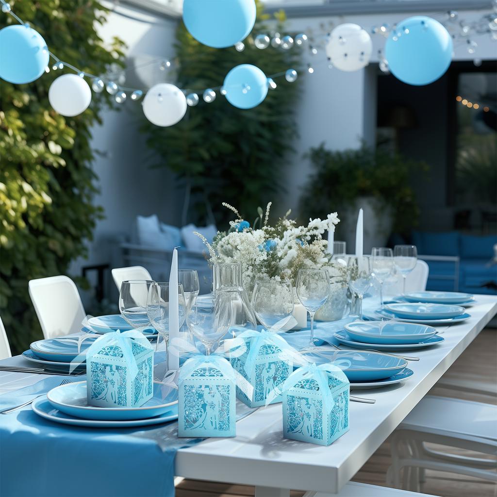 Cutii de bomboane de nuntă Cutii de bomboane pentru favoruri de nuntă Petreceri de nuntă Favors Decorațiuni Decupate cu laser Dantelă luxoasă decupată Pentru favoruri de petrecere