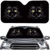 Talayituse Funny Family Dogs Print Windshield Sunshade for Car SUV Truck Foldable Uv Ray Reflector Front Window Sun Shade Visor Shield Cover