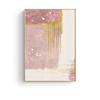 Nordic Abstract Canvas Painting Pink Gold Foil Wall Art Poster Modern Light Luxury Mural for Home Living Room Decoration Picture