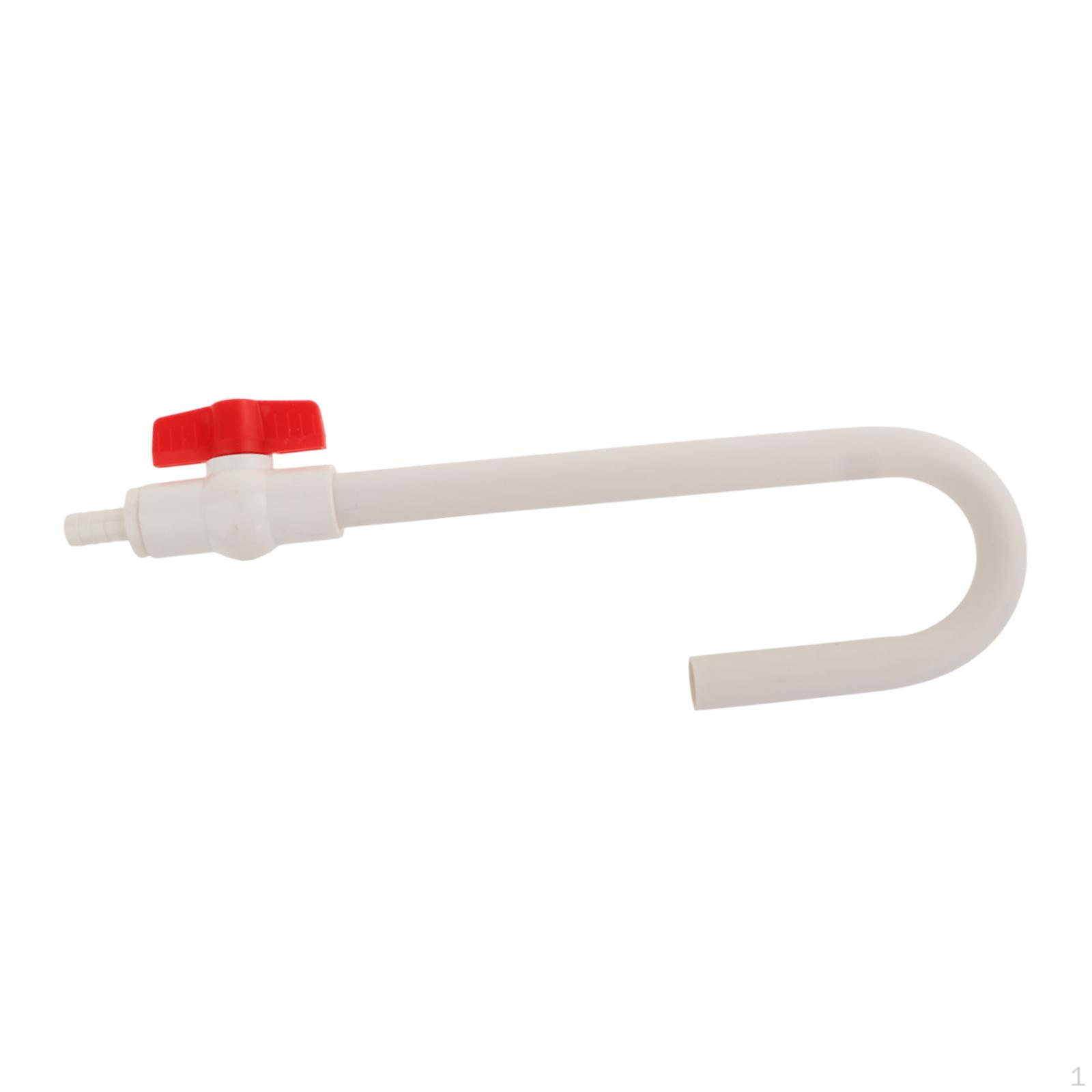 

Aquarium Water Filler Auto Tube Inflow Outflow for Fish Tank Quickly 12mm белый