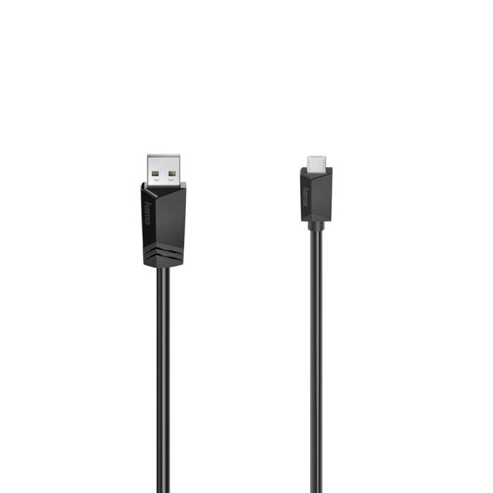 Hama Câble USB USB 2.0 USB-Micro-B Mâle, USB-A Mâle 1.50 M Noir 00200608