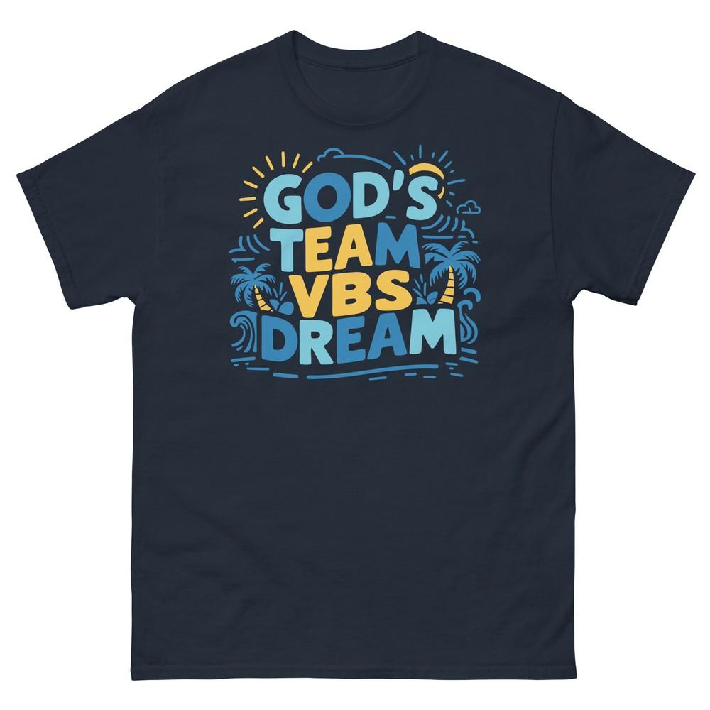 God s Team VBS Dream Christian Education Bible Study Unisex Classic Tee S