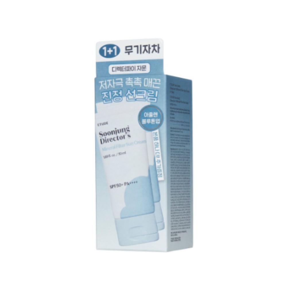 ETUDE HOUSE SoonJung Director’s Mineral Sunscreen SPF50+ PA++++ Set (50ml + 50ml)