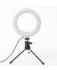 6" Portable LED Tri-Color Ring Light for Laptop Video Conferencing and Teaching