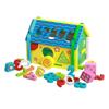 Wooden Educational Toy House With Number Shapes For Early Learning And Cognitive Development