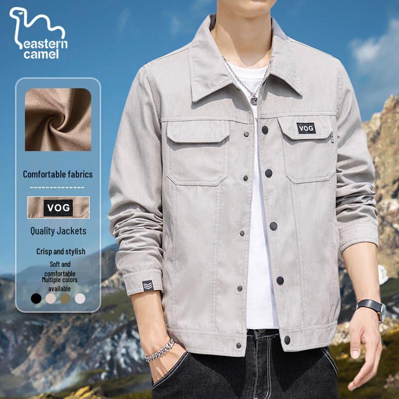 EASTERN CAMEL Men s Casual Workwear Jacket 4XL