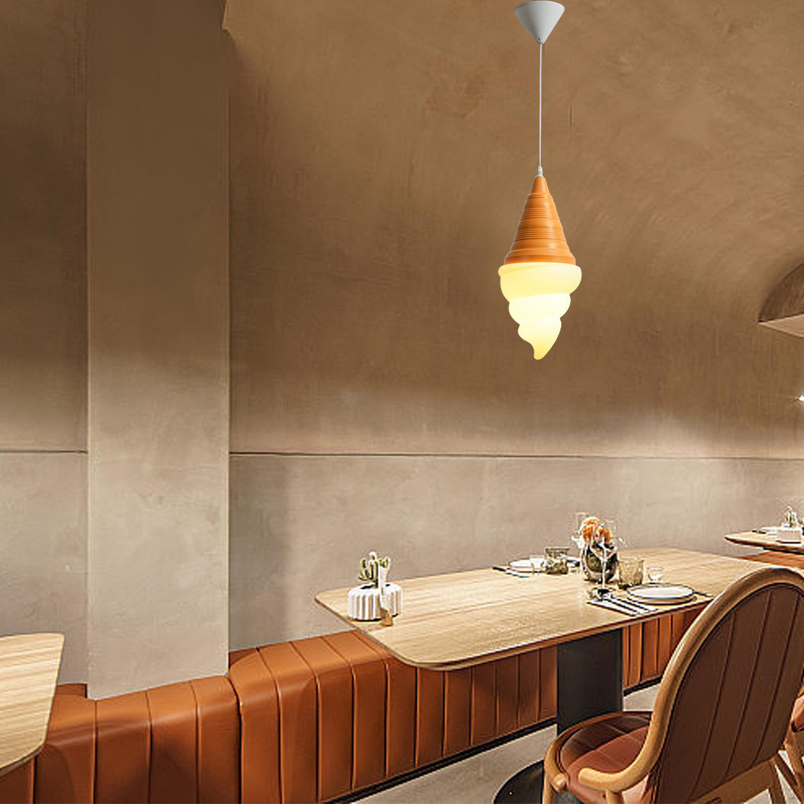 

Люстра для мороженого, столовая, молочный чай, магазин, декоративные огни, светодиодная декоративная лампа для yellow light