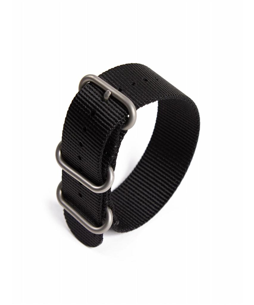 Beleutuchi B-Type Heavy Duty Nylon Nato Band 22Mm Black