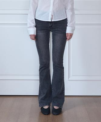 PANDORAFIT Back Pocket Bootcut Pants (Black)