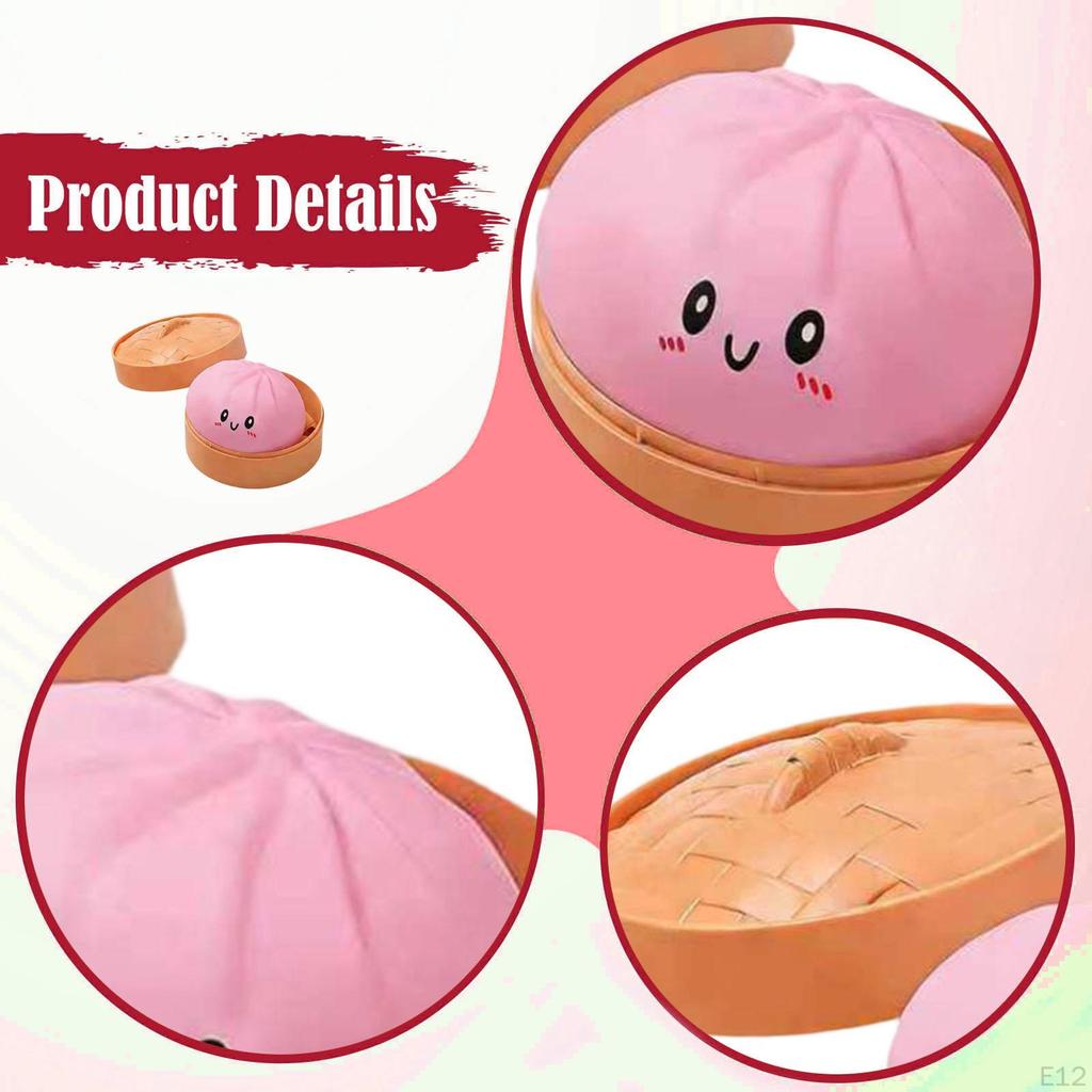 Fidget Sensory Toy Desk Classroom Prizes Cute Holiday Gift Tricking People Simulated Steamed Bun