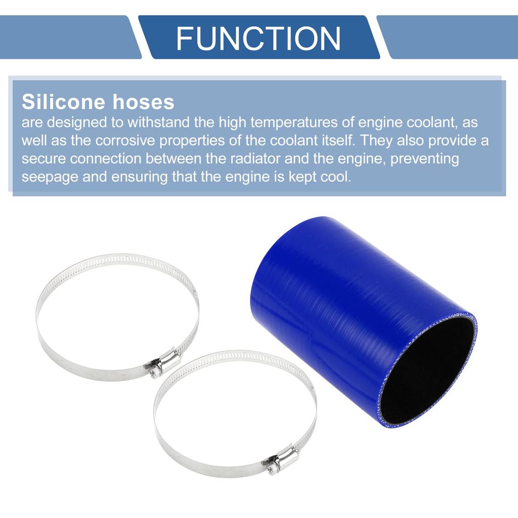 X AUTOHAUX Inner Diameter 4.0 Inches (102 Mm), Length 5.9 Inches (150 Mm), 0