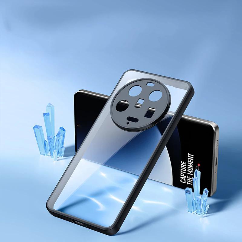 

Чехол для Xiaomi 14 Ultra Чехол для Xiaomi Mi 14 Ultra Funda Coque Твердый прозрачный ТПУ Ударопрочный Чехол-накладка Задняя крышка Xiaomi 14 Ultra For Xiaomi 14 Ultra чёрный