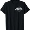 Retro Cool Moms Club Family Funny Mom Pocket Mothers Day T-Shirt