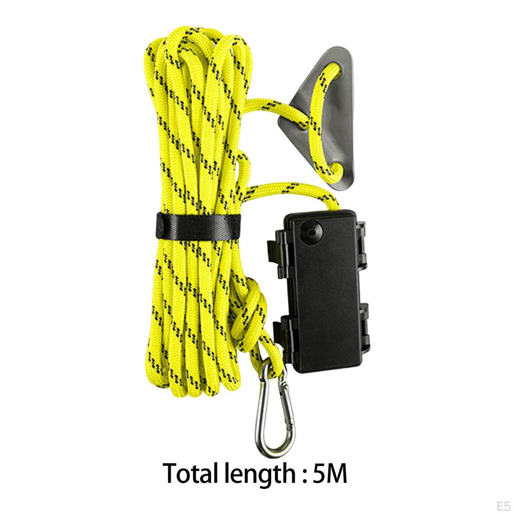 Guy Lines Lamp LED Tent Rope Survival Lanyard 16.4ft Lights IP68 Waterproof Wind Paracord for