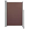 VidaXL Retractable Patio Side Awning 120x300 Cm Brown