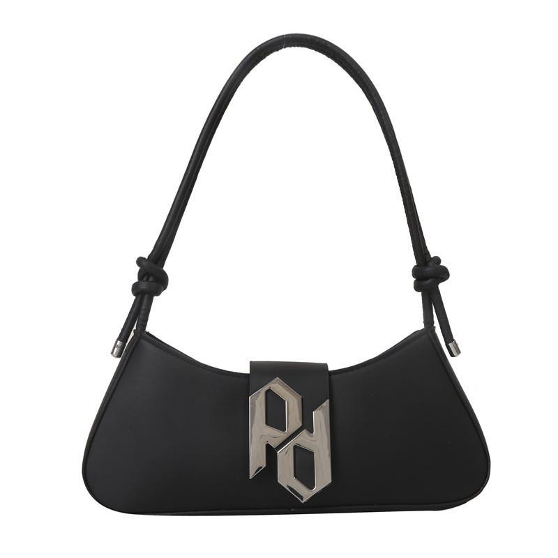 Stylish 2023 Pu Shoulder Bag Trendy Street Style Underarm Bag Popular Commuter Purse