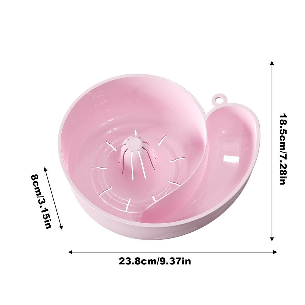 Kitchen Fruit Washing Bowl Rotating Snail-shape Fruit Strainer Utensils For Tomato Strawberry Lettuce Salad Food Mixing Storage