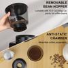 BioloMix AZ-BG706ST Conical Burr Coffee Grinder, 30 Grind Settings, Digital Timer, 300g Hopper