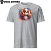 Colorful Cavalier King Charles Spaniel Unisex T-Shirt - Vibrant Dog Lover Tee