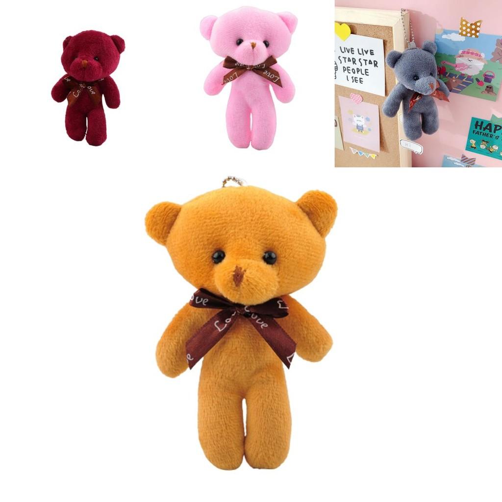 Weiches und langlebiges Teddybär-Plüschtier-Schlüsselanhänger für Tasche oder Auto