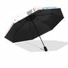 1pc My Melody Automatic Folding Umbrella - Portable 3-Fold Design with Iron Frame, Perfect for Fans, Travelers, and Daily Use.Q070