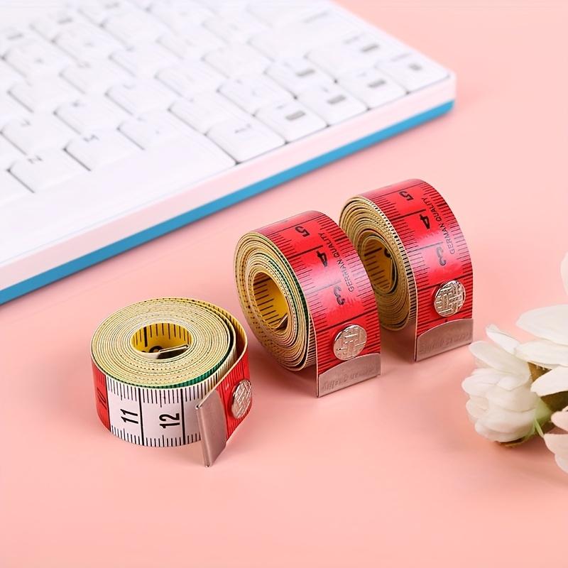 1/2PCS Colorful Measuring Tape with Buckle Dual-Sided Imperial And Metric Multifunctional Measurement Tape