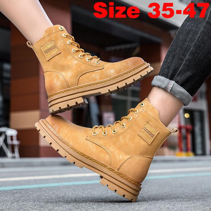 

Мужская и женская обувь martin, модные походные ботинки, водонепроницаемые нескользящие ботинки для пустыни, уличные ботинки, размер 35–47