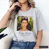 Frida Kahlo T-Shirt MoMA 1991 Ausstellung Grafische Oberteile Mexikanische Kunst Lässiges T-Shirt Trend Klassiker Ropa Mujer Kleidung für Frauen
