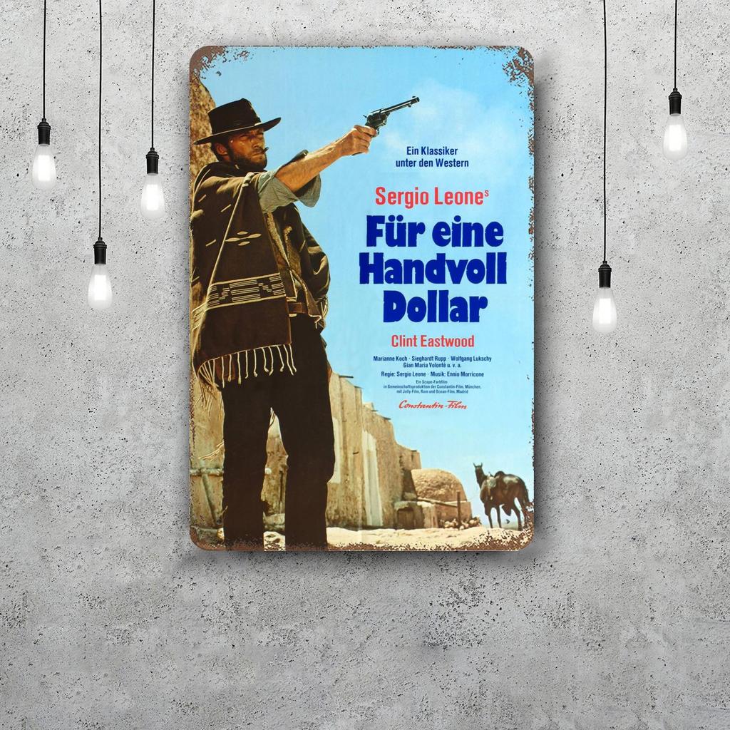 Clint Eastwood Metal Signs wall decor Vintage Tin Signs Captain Metal Poster Decor for Bar Pub Club Wall Decoration
