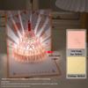Biglietto Torta di Compleanno Pop-Up 3D - Saluto in Scultura di Carta di Alta Gamma