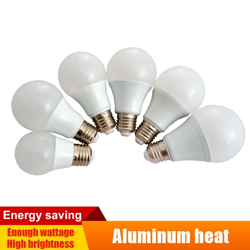E27 LED Bulb 5W 7W 9W 12W 15W 18W Table Lamp Real Power Light Bulbs AC 165V-220V Spotlight Lampada LED Bombillas Lamp