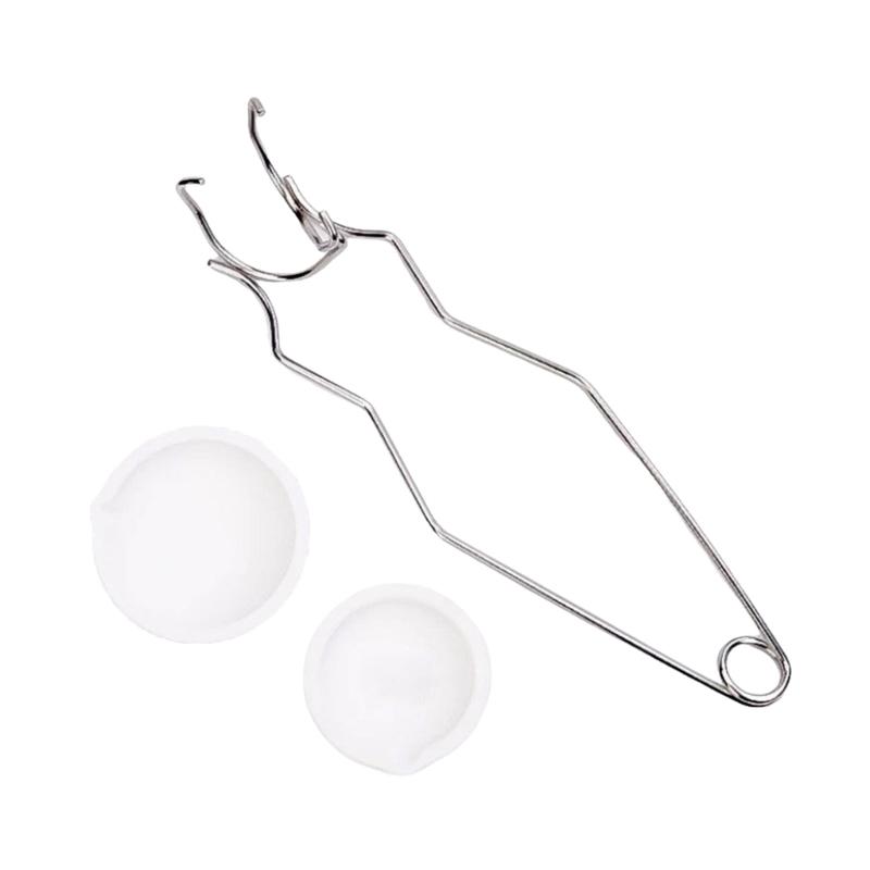 Quartz Melting Crucible Set Whip Tongs Metal Molding Supplies Gold Melting Set Small Crucible Set Suitable for Jewelry