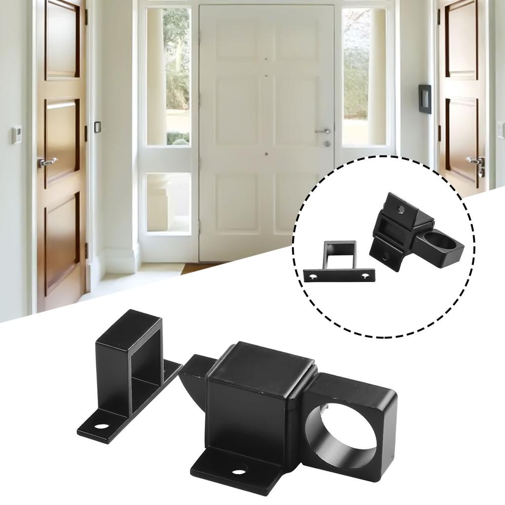 Catenaccio Automatico Bianco 47,5*22mm Lega di Alluminio Nero