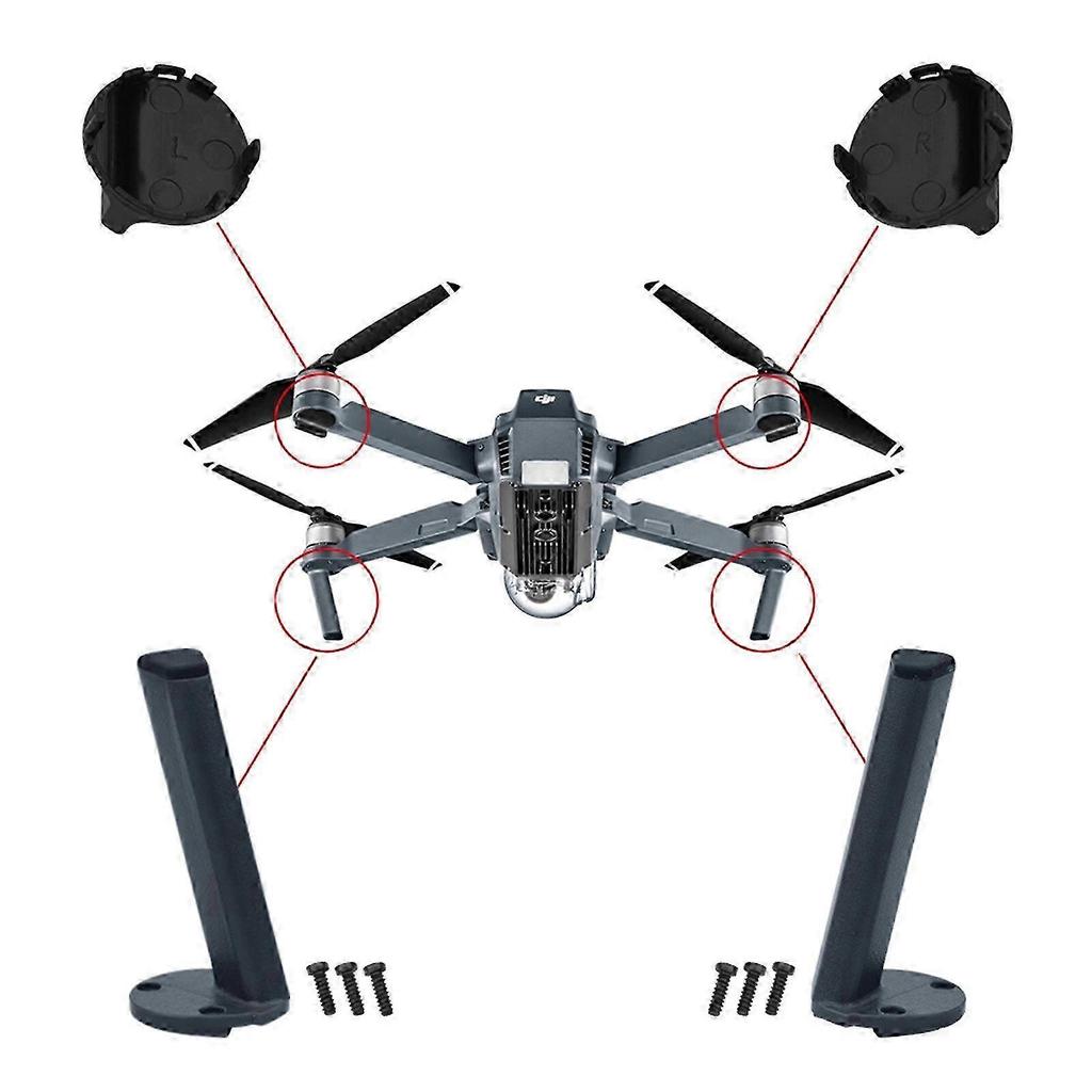 26-27 Front/Rear Motor Arm Landing Gear Left/Right Leg Cover for w/ Screws for Mavic Pro Drones Replacement Spare Repair Part