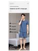 Herren Sommer Kühlendes Pyjama-Set - Kurzarm und Shorts, Lässige und Leichte Hauskleidung