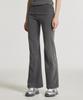 Nyuballanseu Nbmlg2W472 / Women Fitted Folded Flare Pants (Dyeing Charcoal)