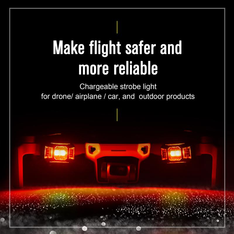 Drone Strobe Flashing Light Compatible For Dji Avata/mini 3 Pro/ Mavic 3 / Dji Mini Se/ Dji Air