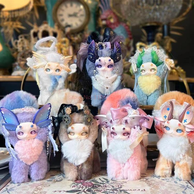 Genuine Tutulong Blind Box Fantasy Bio-Magic Academy Series Second Generation Toys Cute Cat Dragon Plush Customized Figure Gifts
