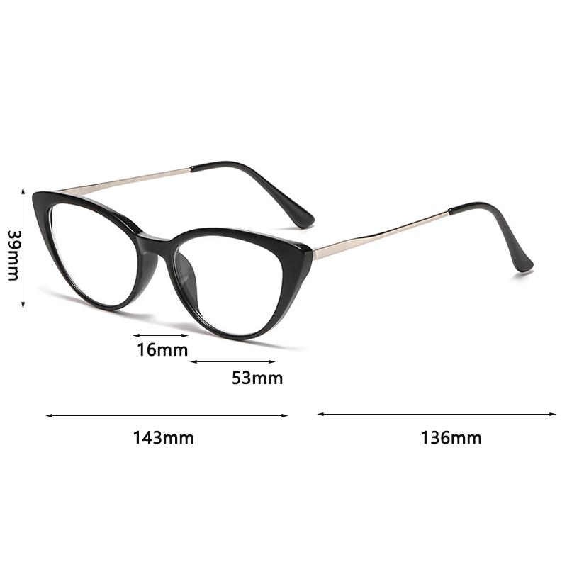 Xiaomi Women Cat Eye Photochromic Myopia Eyeglasses Retro TR Frame Light Sensitive Color Changing 0 To ‑400 Diopters Fashion Daily