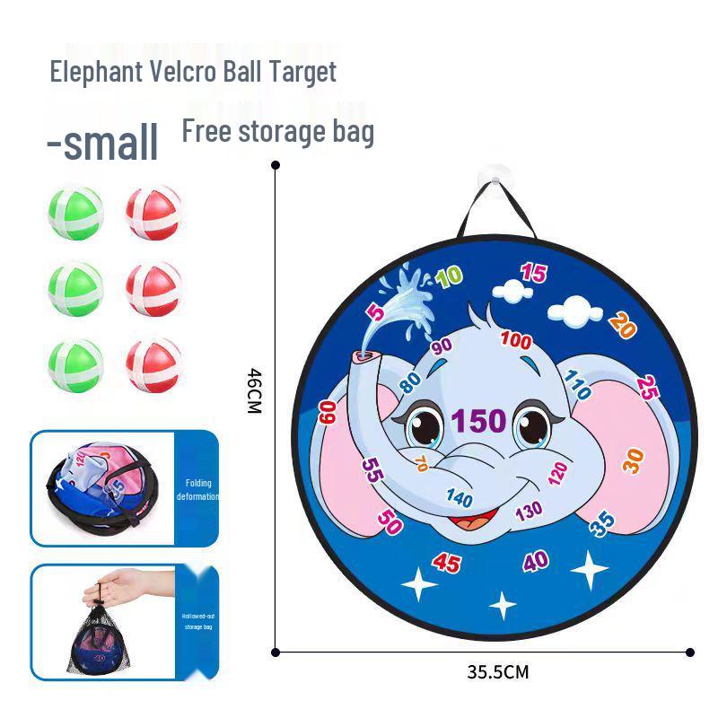 Children's Fruit Sticky Ball Target Game - Early Education Animal Throwing Set