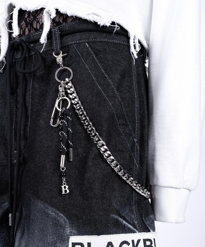 BLACKBLOND Bbdi Keyring B Logo Pants Chain (Silver)