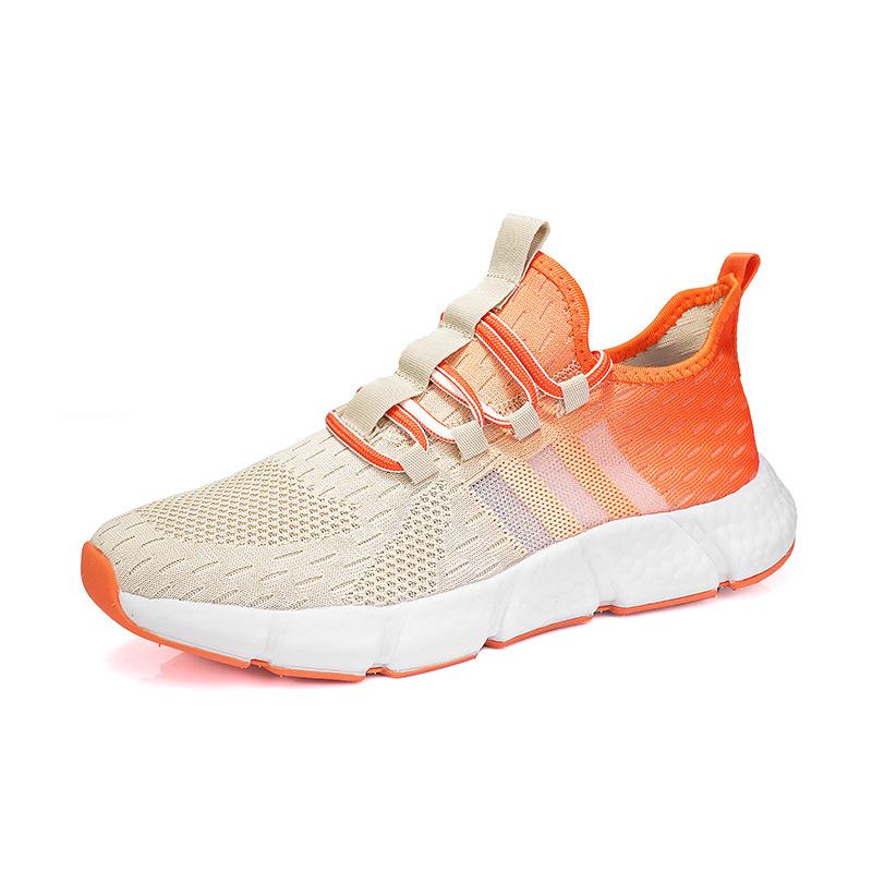 Popcorn Men's Shoes Summer Breathable Trendy Shoes Coconut Thin Running Light Casual Mesh Shoes Men's Casual Versatile