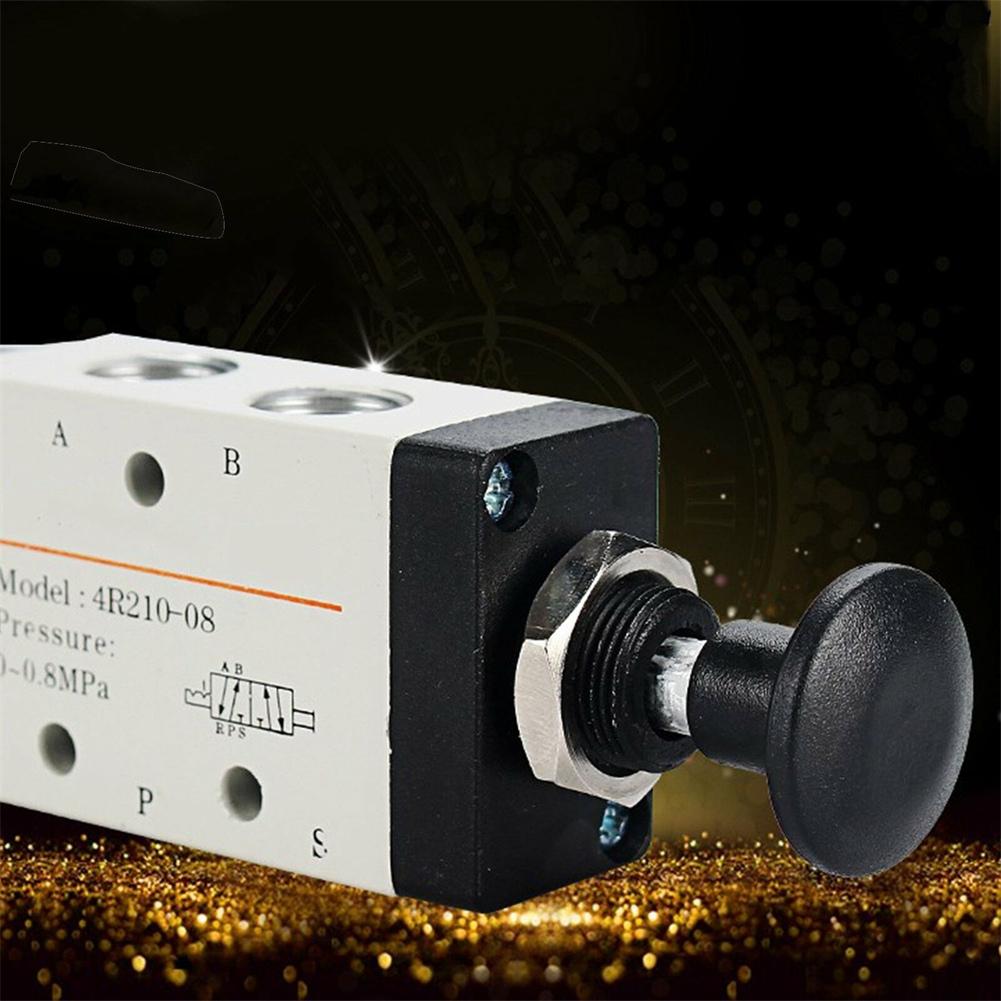 4R210 08 Air Control Valve Push Pull Pneumatic 5 Way 2 Position with Silencer